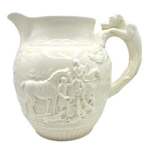 Wedgwood & Barlaston Etruria Ceramic Pitcher DYe Ken John Peel Hunting Hound